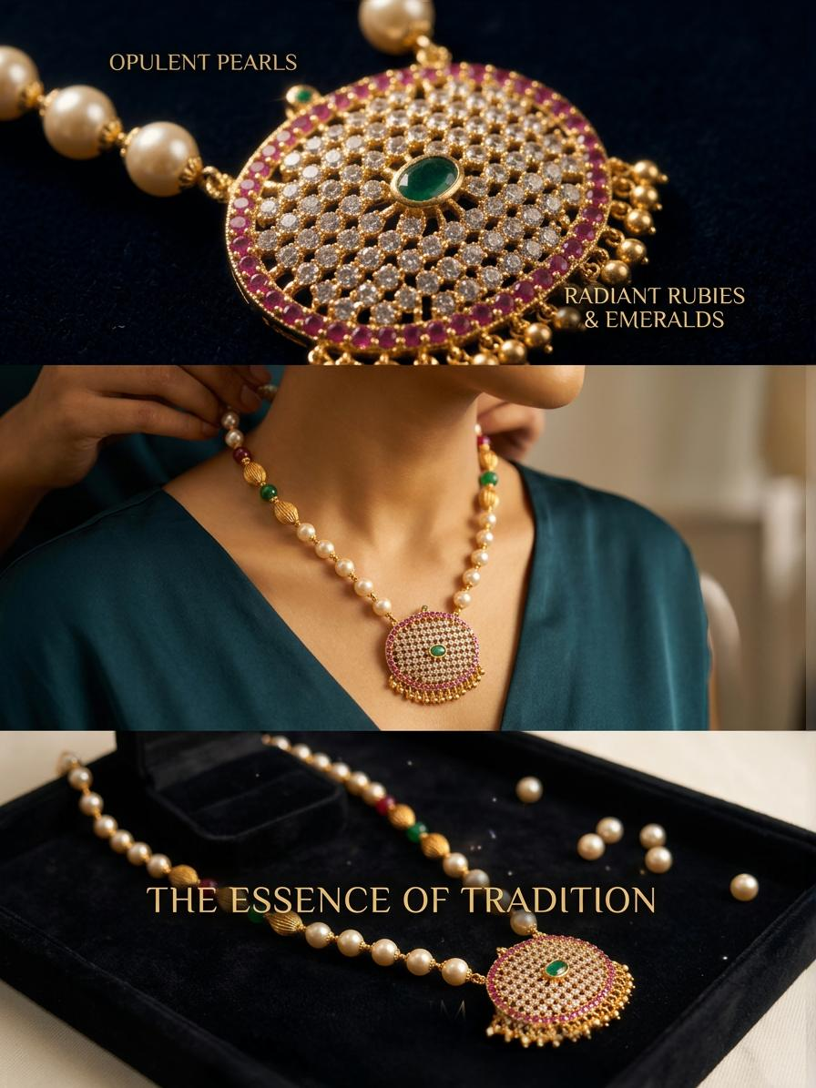 Kemp Stone Pendent Set